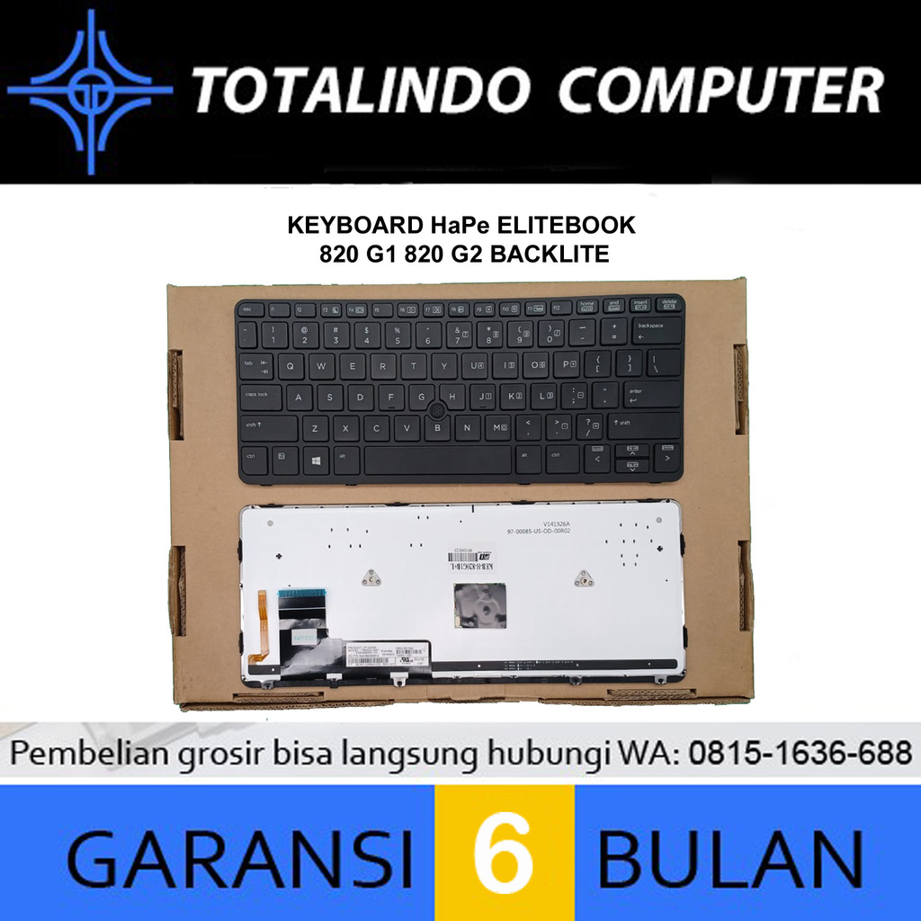 Keyboard HP Elitebook 820 g1 820 g2 Backlite
