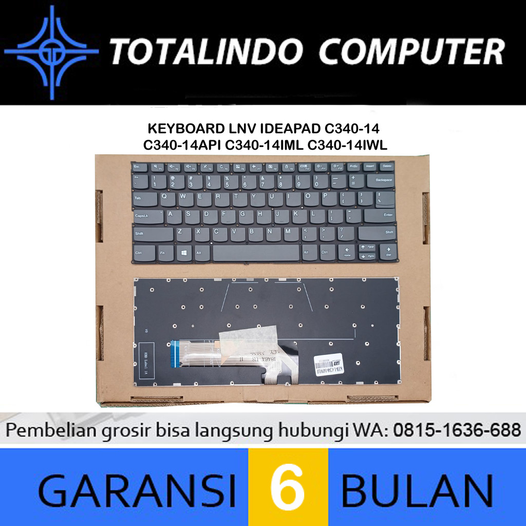 Keyboard Lenovo Ideapad c340-14 c340-14api c340-14iml c340-14iwl