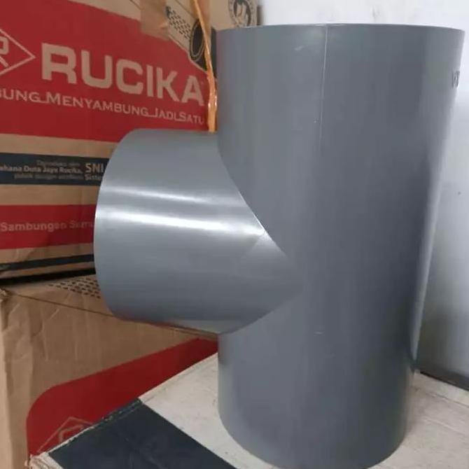 ] Tee 8" inch Rucika D / T sok pipa pvc 8 D Rucika