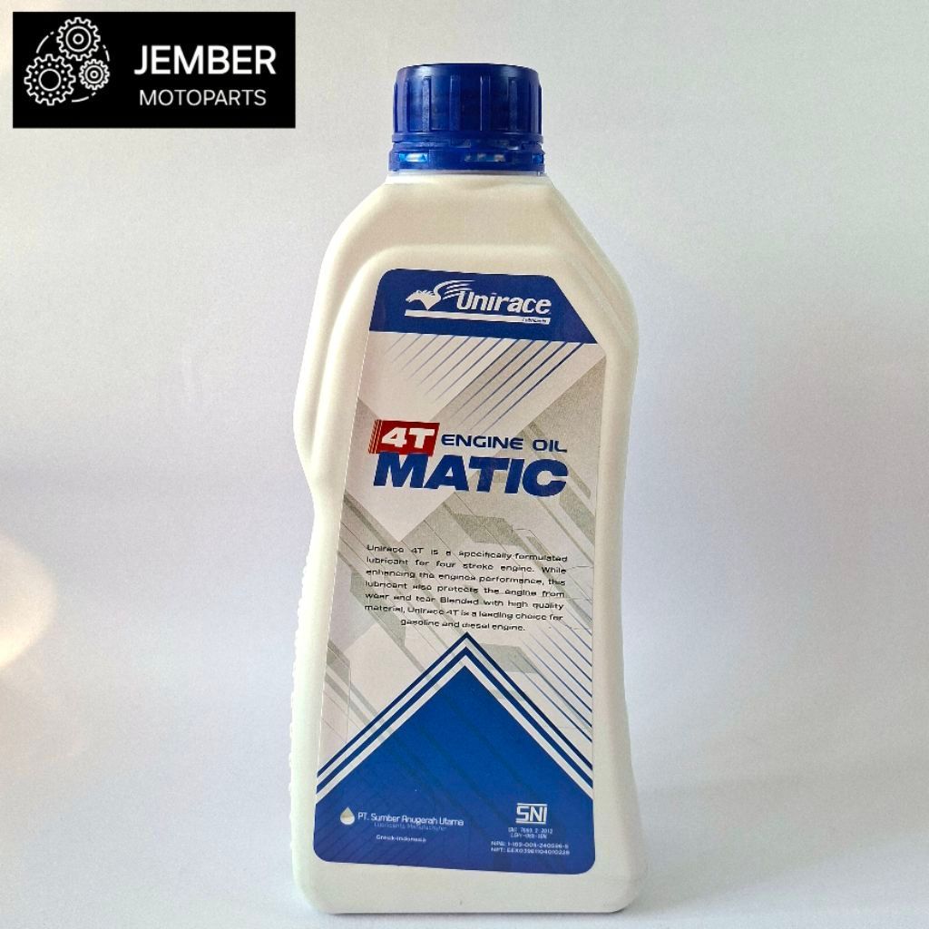 Oli Unirace Matic 4T Engine Oil 0,8L
