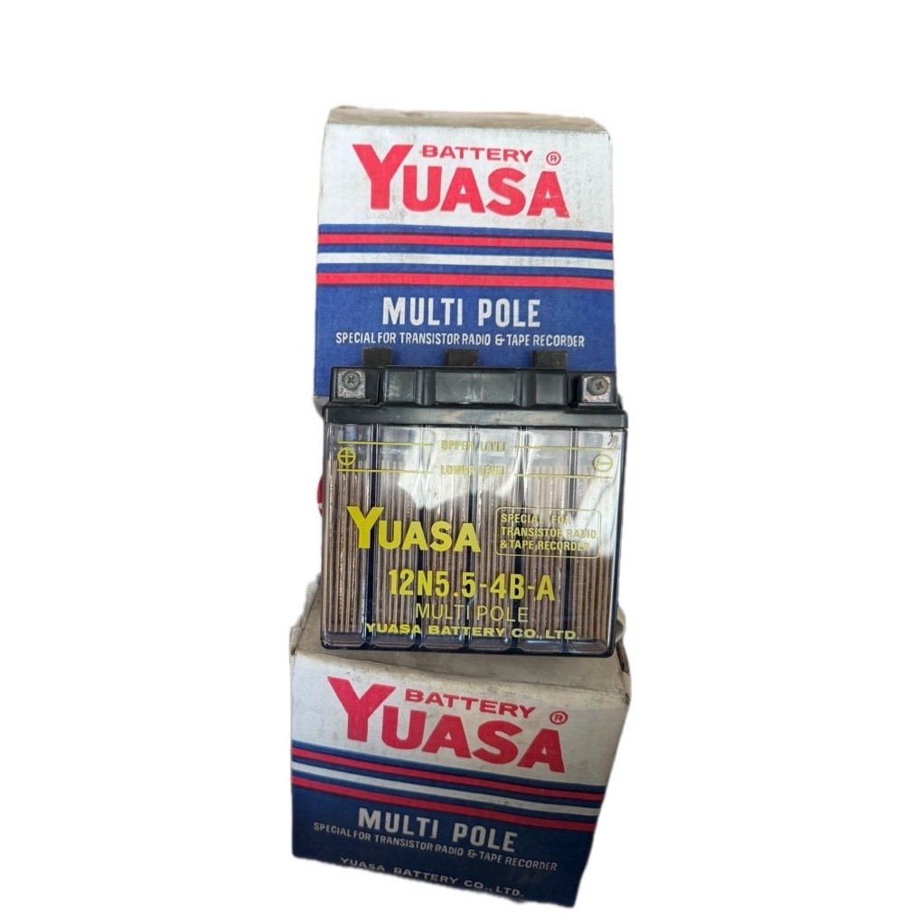 Aki Basah Baterai Tape YUASA Original 12N5.5-4B-A