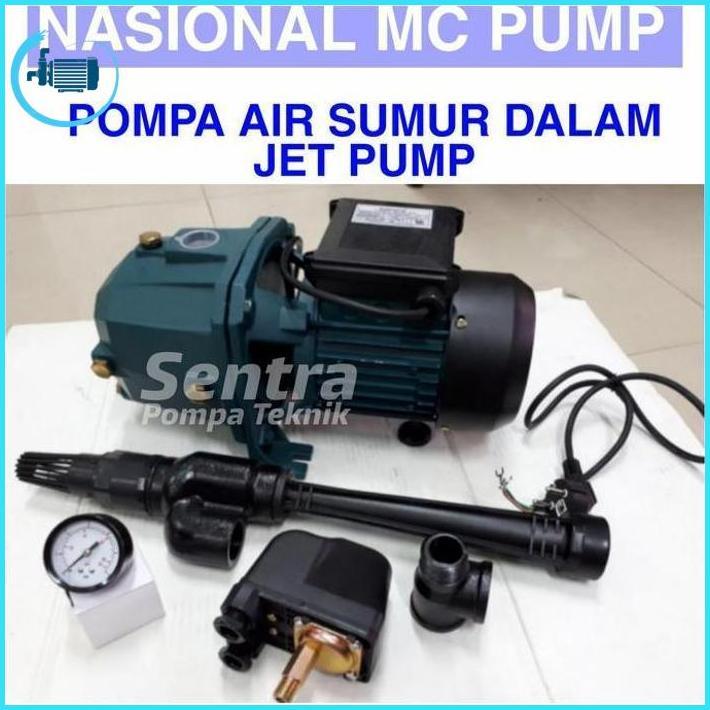 Pompa Air Sumur Dalam Pompa Air Jet Pump 250W Nasional Mc Pump Termurah