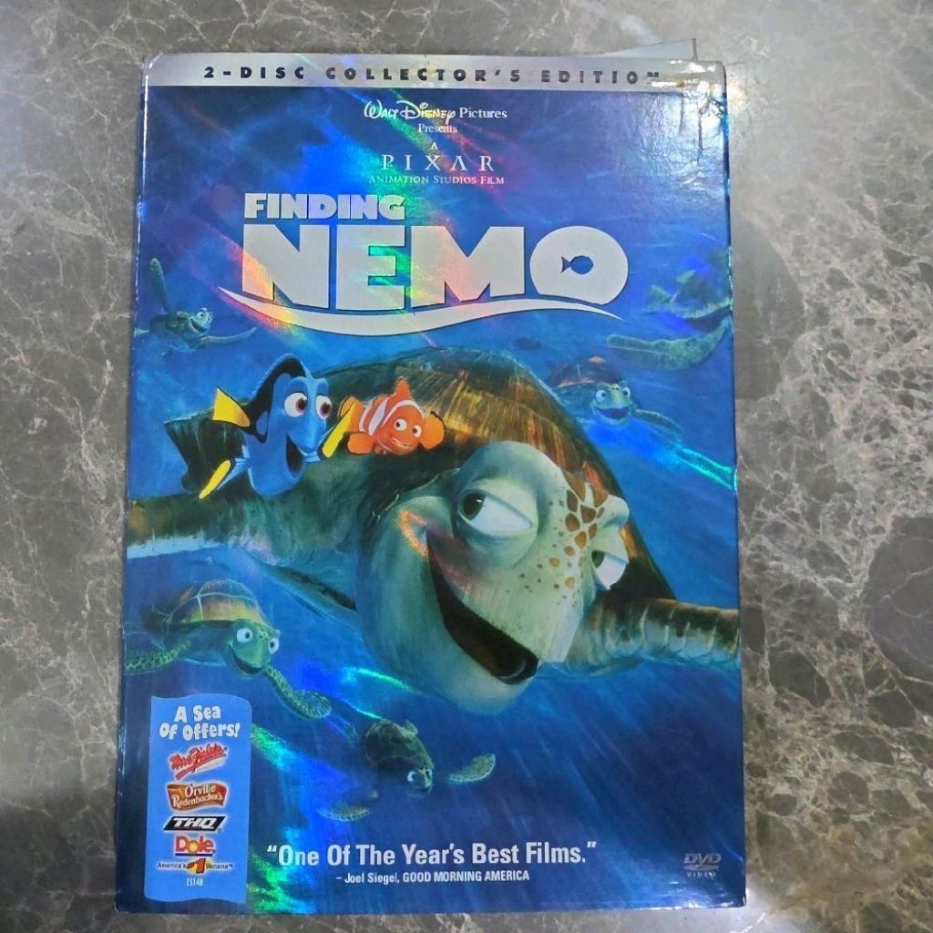 original imported finding nemo dvd made in USA region 1 original 2 disc set