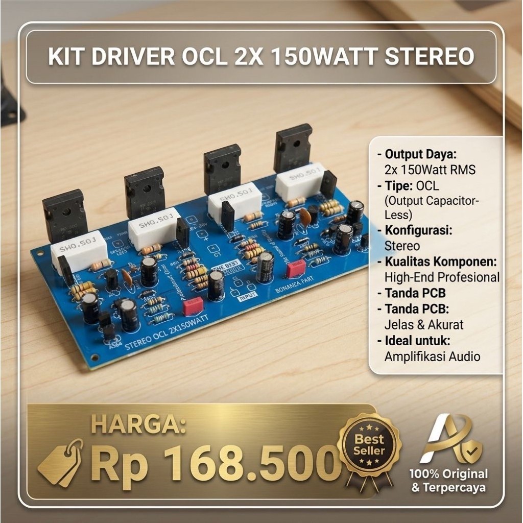 Kit driver OCL 2x 150watt Stereo