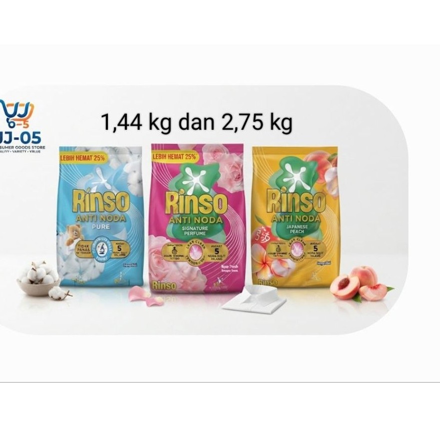 Rinso Detergen Bubuk 1,44kg / 2,75kg