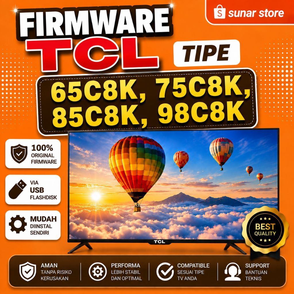 FIRMWARE TV TCL 65C8K 75C8K 85C8K 98C8K