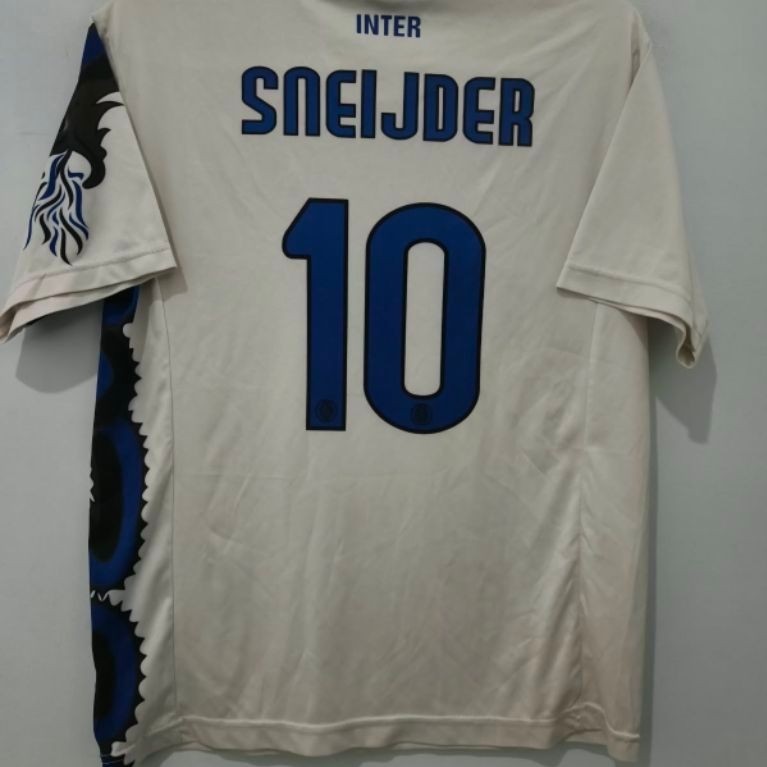 jersey baju bola retro intermil away sneijder sport casual