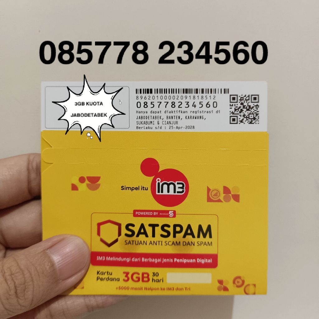 NOMOR CANTIK INDOSAT kartu Perdana Indosat