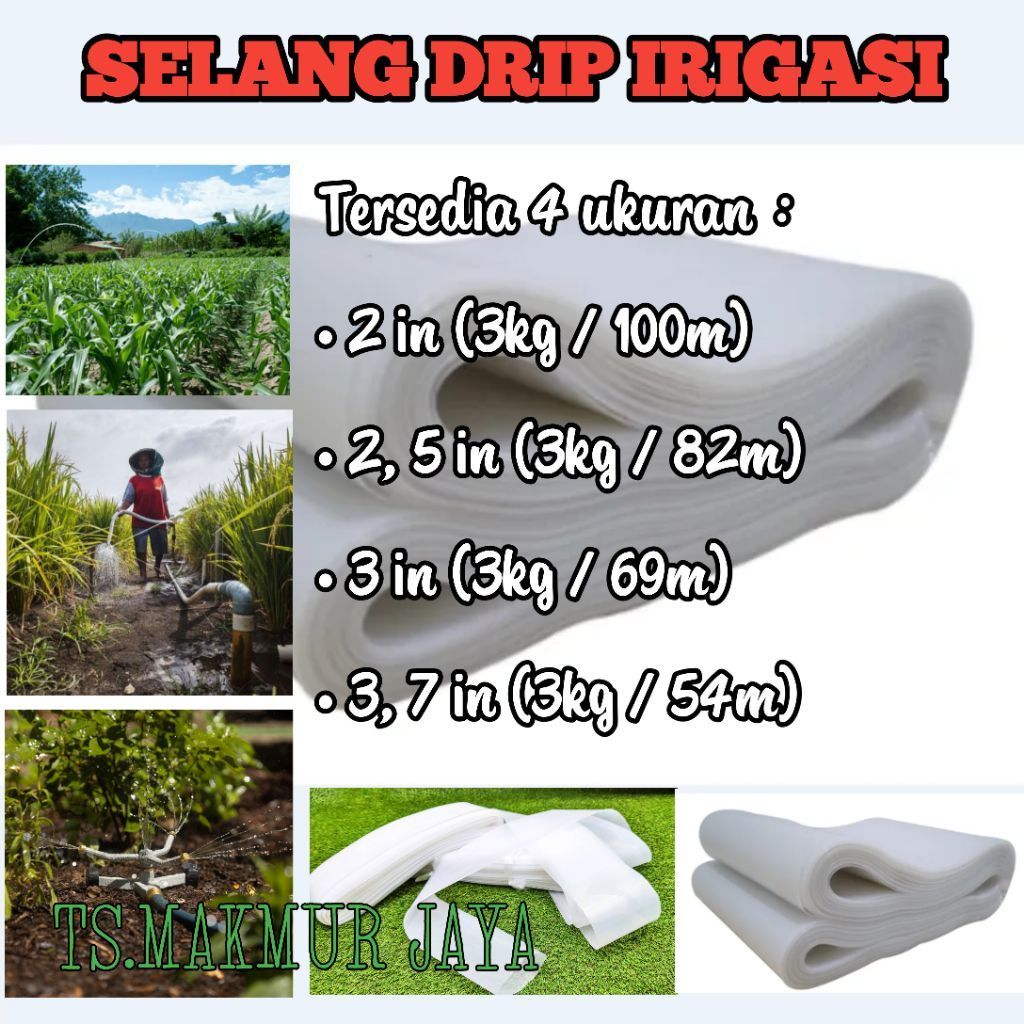 Plastik Selang Drip Diesel/Selang drip irigasi pertanian