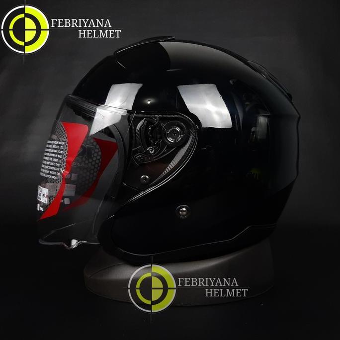 HELM KYT KYOTO R SOLID BLACK GLOSSY | KYOTO SOLID