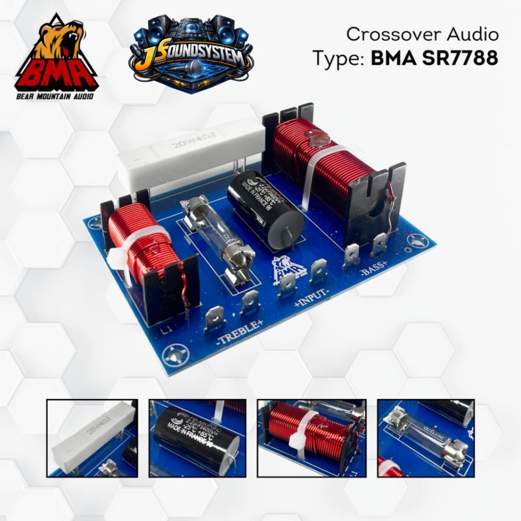 Crossover Audio BMA SR7788 / Crossover 2 way / 1set (2pcs)