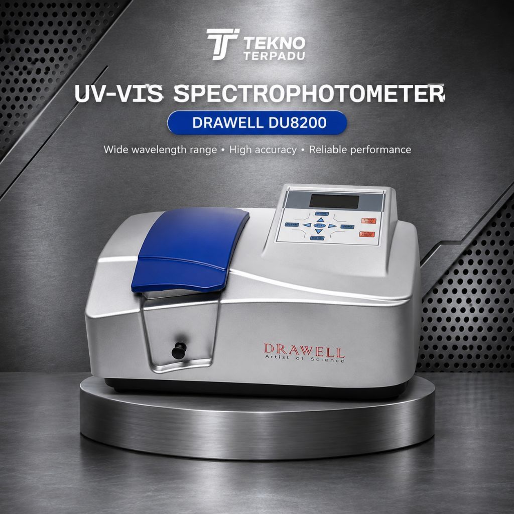 DRAWELL DU8200 DU-8200 UV VIS Spectrophotometer Single Beam 190-1100nm UV Visible Spectrophotometer 