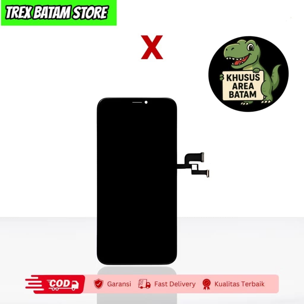LCD TOUCHSCREEN FULLSET IPHONE X - BATAM