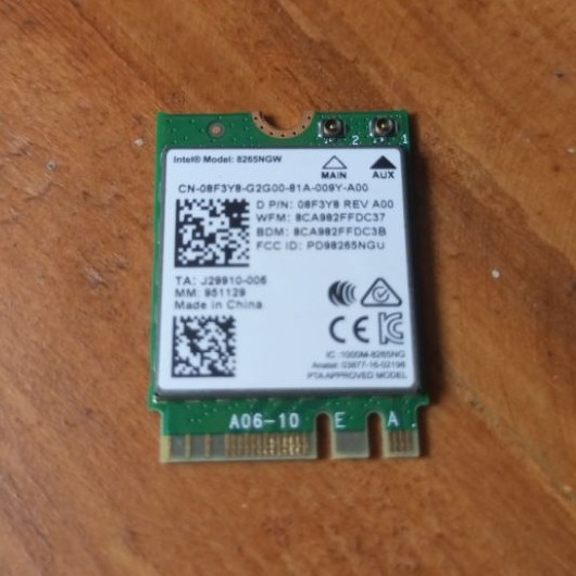 Wifi Card Dell Latitude 3490