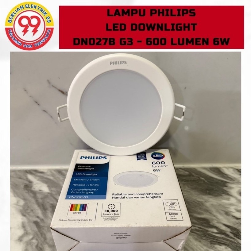 Lampu downlight DN027B-G3 6watt
