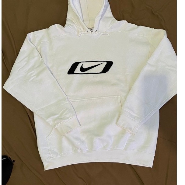 Hoodie Nike Logo Box Vtg 90’s Preloved