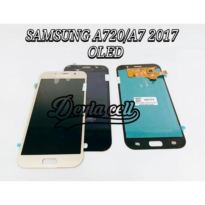 LCD TOUCHSCREEN SAMSUNG A7 2017/A720 AMOLED ORIGINAL