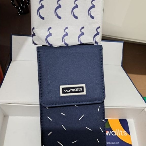 Wallts dompet wrn navy - original wallts