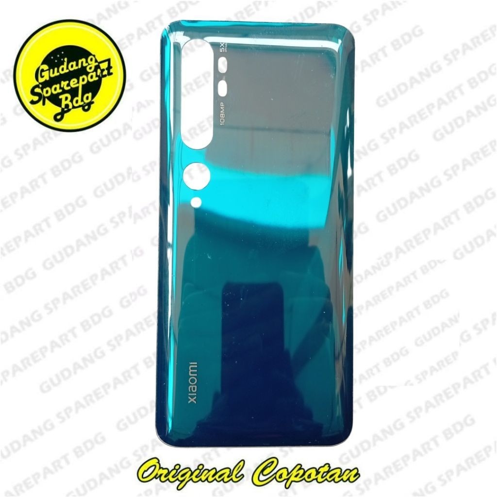 Backdoor Casing tutup Belakang Xiaomi Mi Note 10 Pro Second Original Copotan
