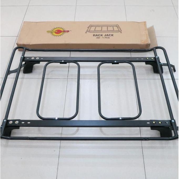 Roof Rack Sunrise / Rack Atas Mobil / Roof Rack Universal Hitam