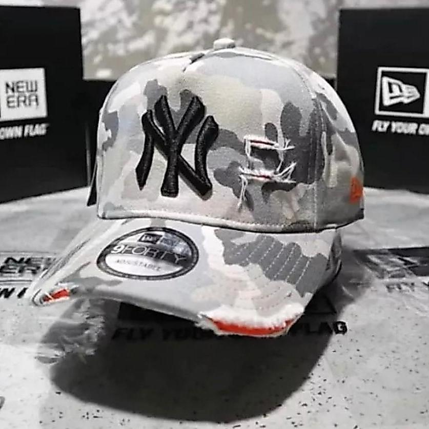 HEMAT Topi Baseball Camo Ny Pria Wanita Topi Sobek Ny Unisex Bisa COD