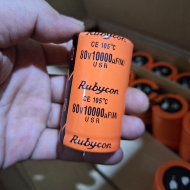 Elco 10000uf 100v USR Rubycon Orange