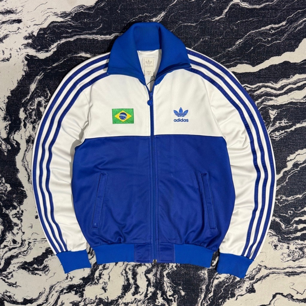 Jacket vintage adidas 2006 brazil rio de janeiro tracktop size XS/S
