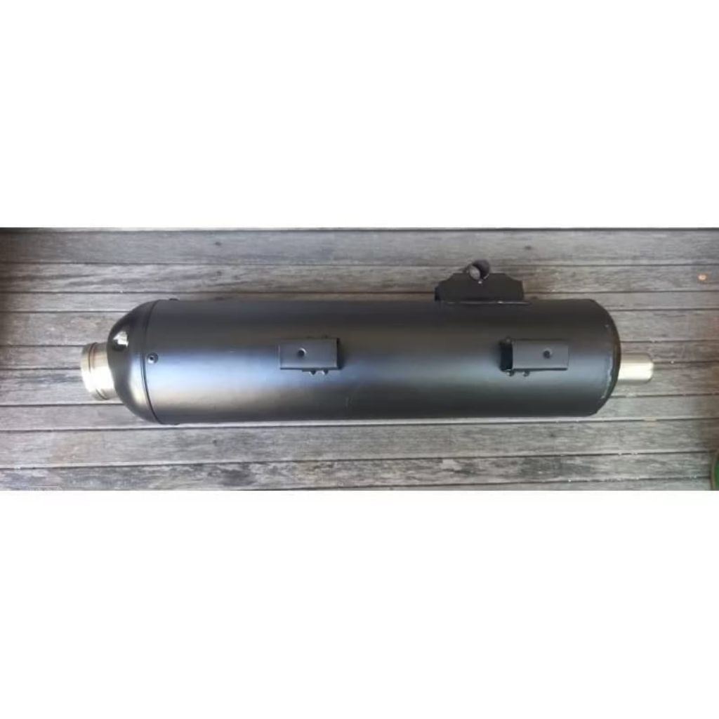 Silencer Knalpot Kenochi Shijiro Bahan Plat Hitam