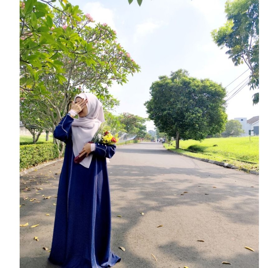 Gamis Navy Elegant ByHanan
