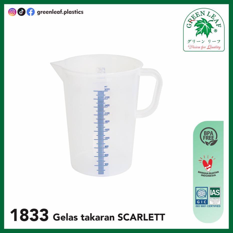 Green Leaf Gelas Takar Scarlett 3 Liter (1833)