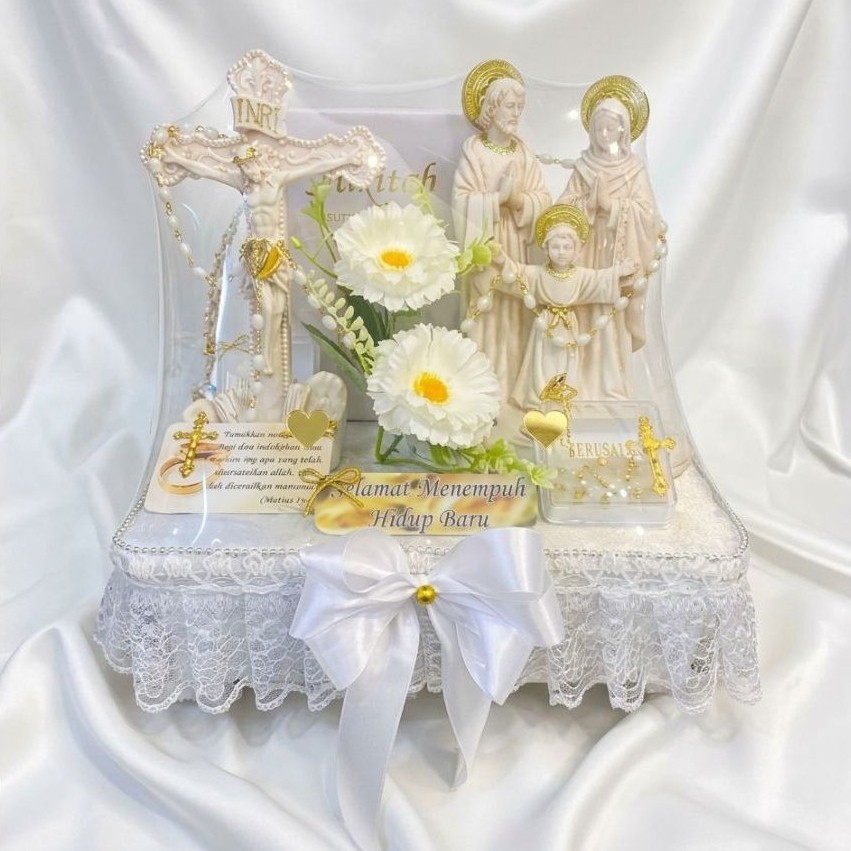 Paket Pernikahan Katolik Premium - Seserahan Pernikahan Katolik - Hantaran Pernikahan Katolik - Souv