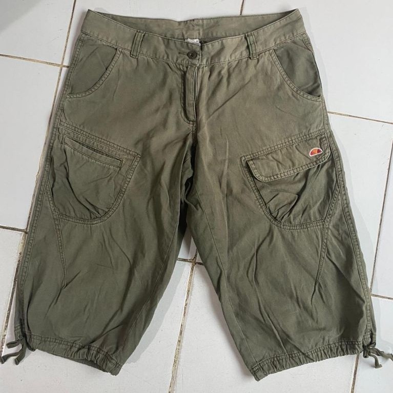 ellesse camo cargo pants