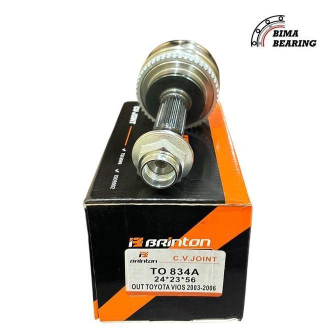 CV JOINT OUTER ABS TOYOTA VIOS LAMA OLD GEN1 2003-2007 TO-834A BRINTON AS RODA KOKEL LUAR ORI Origin