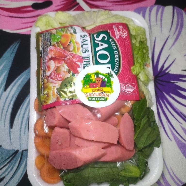 tumis capjay,masak praktis,paket masak
