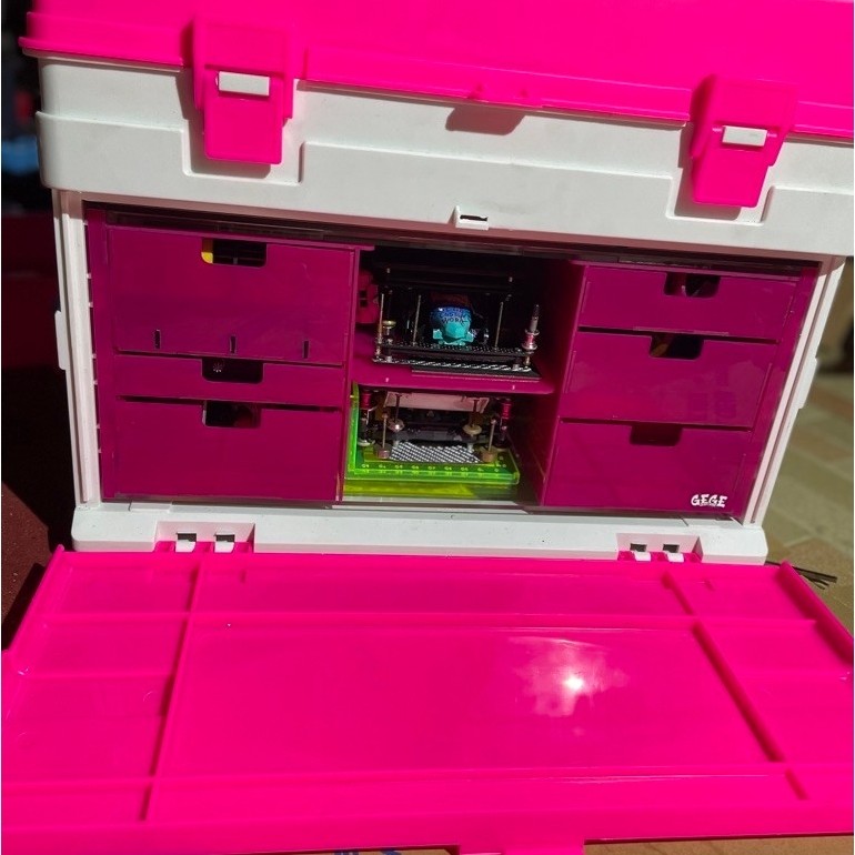 laci akrilik box tamiya HJH custom pink