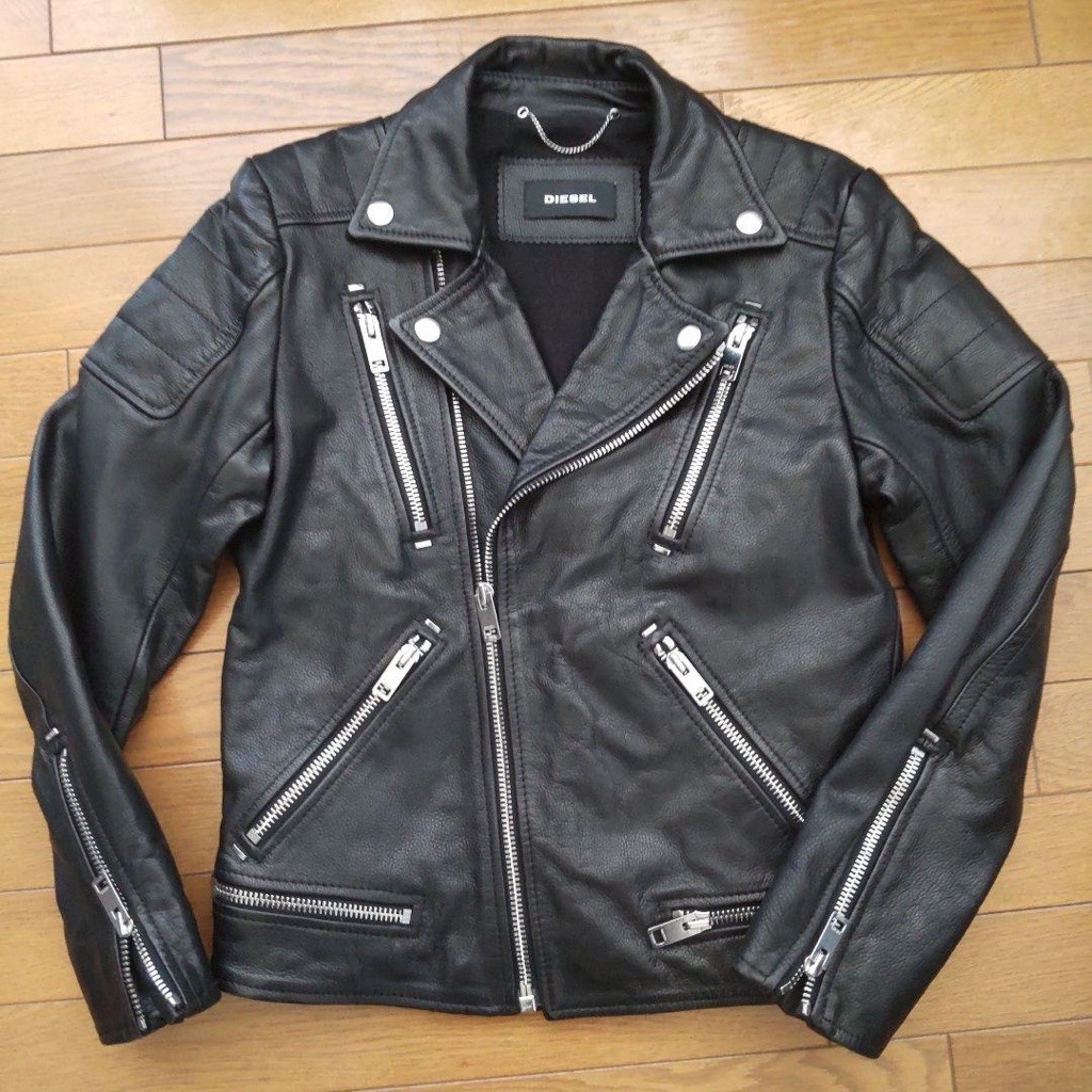 Diesel R Pushmir Leather Jacket Ramones Original Size M