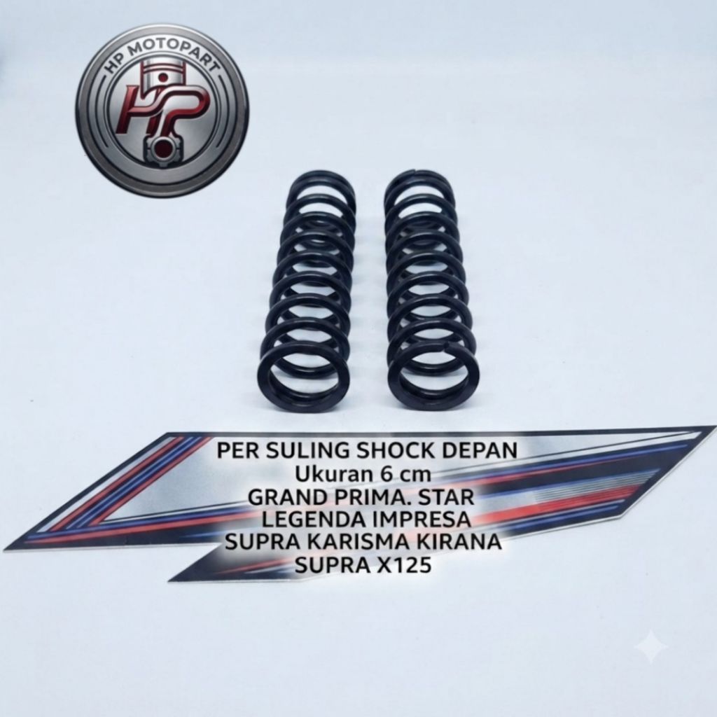 PER SULING SHOCK DEPAN Ukuran 6 cm GRAND PRIMA. STAR LEGENDA IMPRESA SUPRA KARISMA KIRANA SUPRA X125