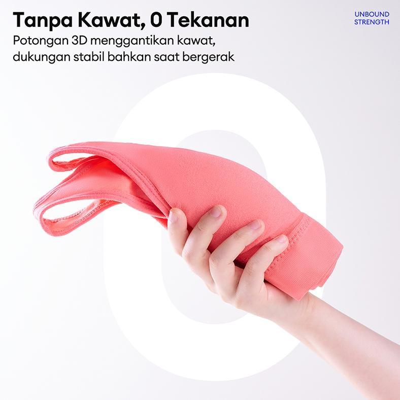Exclusive Bra Olahraga Wanita Jaring Bernapas Anti Getaran Untuk Olahraga Harian S6