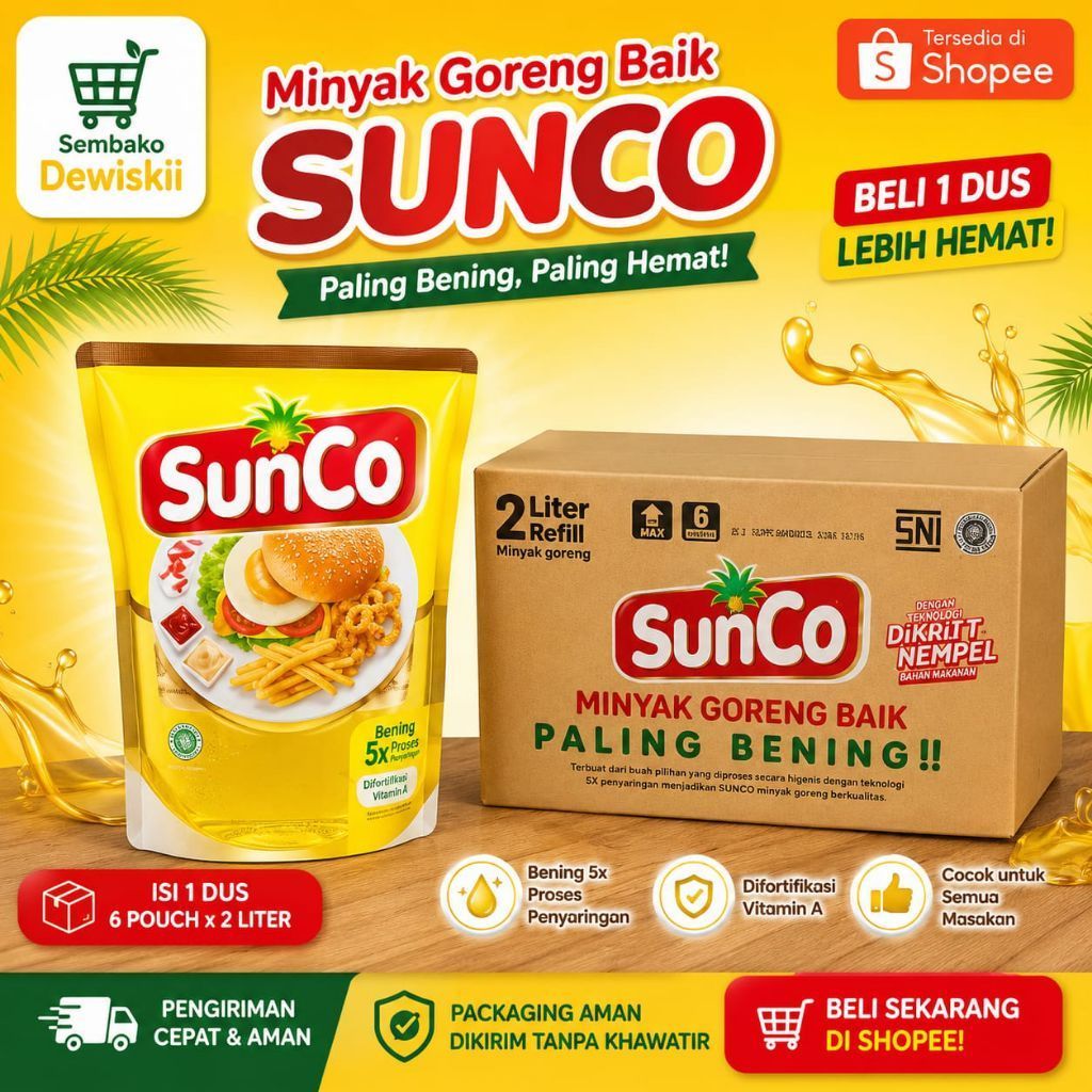 Sunco 1 dus kemasan 2 liter