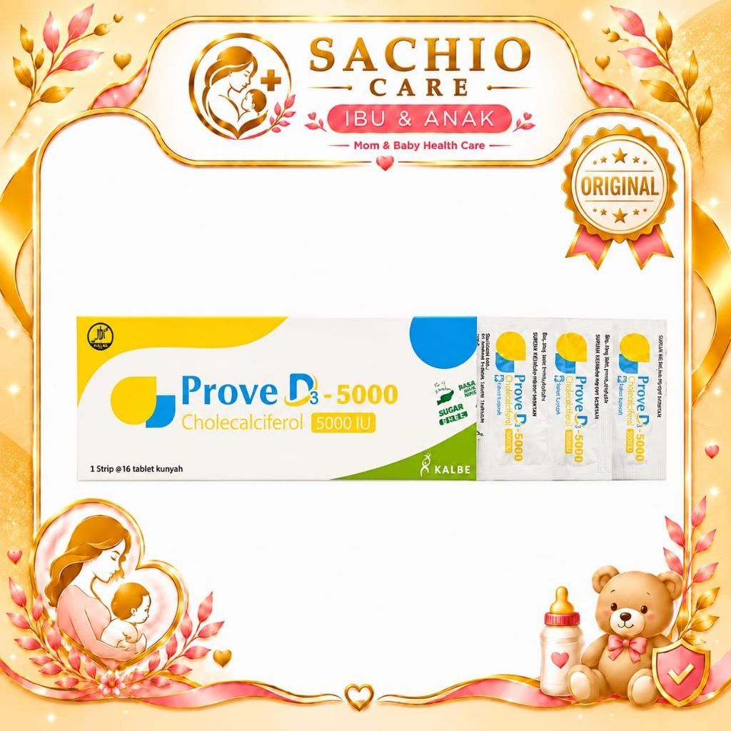 Salut Gula Prove D3 - 5000 IU 1box isi 30 Tab untuk kesehatan xtra