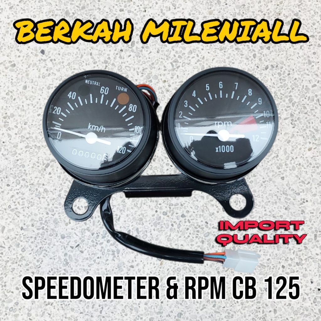 speedometer speedo CB 125 CB 100 custom Japstyle cafe racer dll