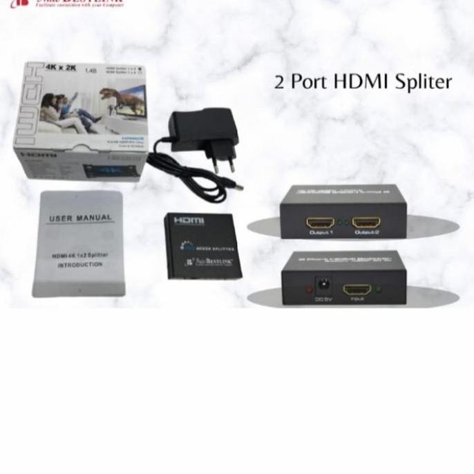 Hdmi Spliter 2Port / Hdmi Spliter / Hdmi Spliter 1 Ke 2