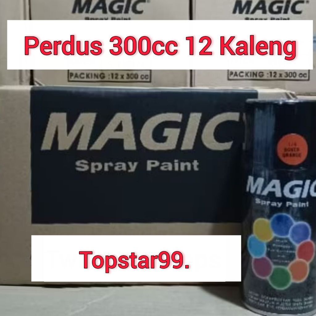 Pilok Pylox Cat Semprot Magic 300cc Perdus Boxer Orange 174 Oren Boxer Metallic Glossy Mengkilap