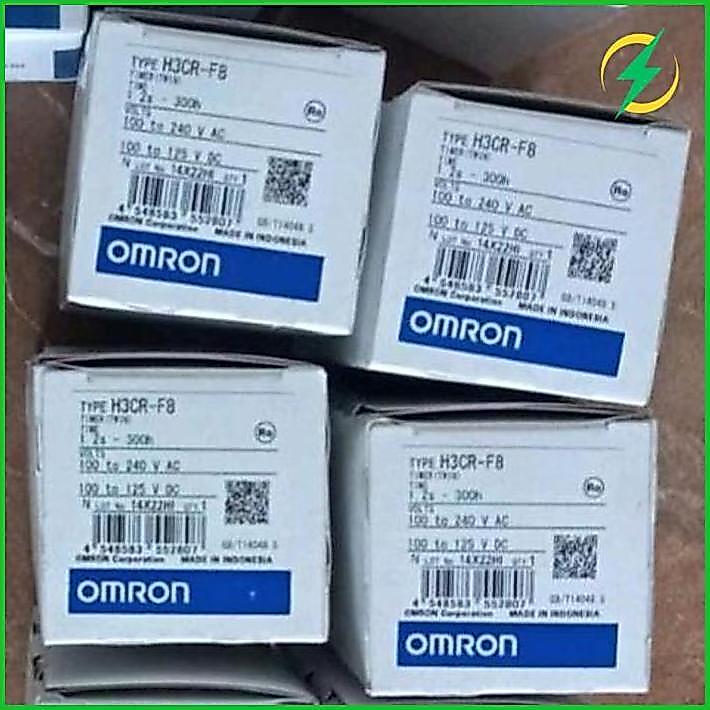 Timer Omron H3Cr-F8 2 Jarum 220V + Socket Ready