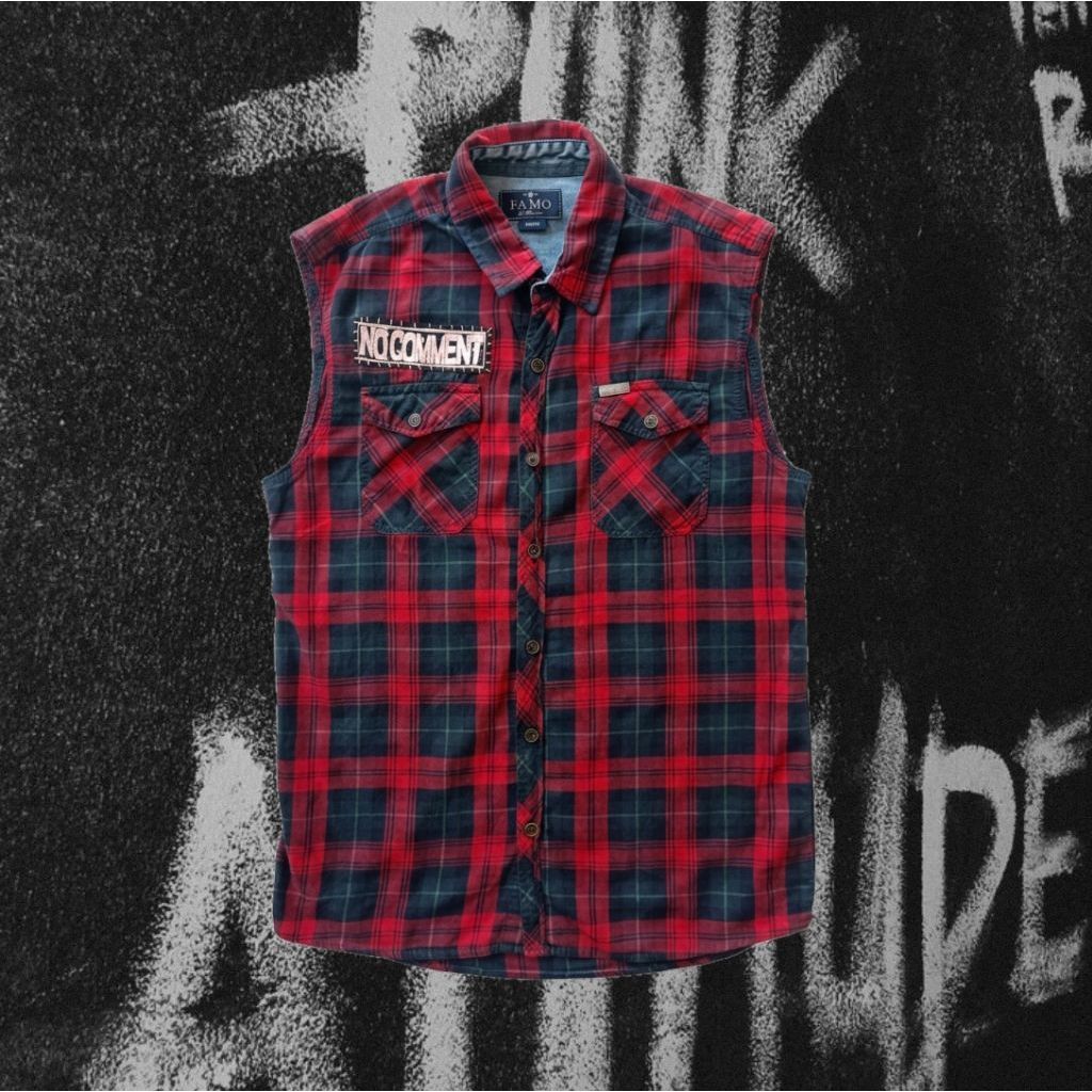rompi punk custom