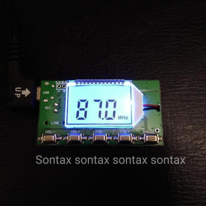 FM TRANSMITTER STEREO PEMANCAR FM PLL 87 108MHZ DSP DIGITAL STX79