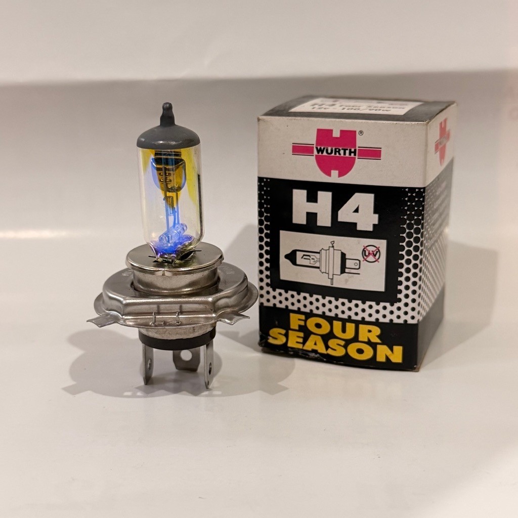 Lampu Wurth H4 Four Season 12V - 100/90W Kuning
