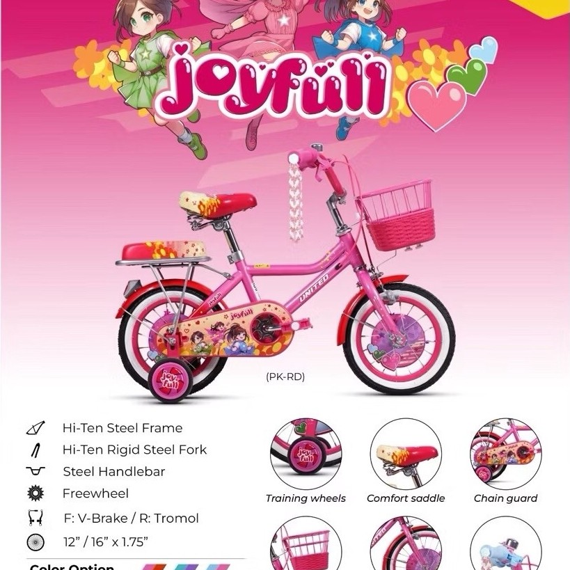 SEPEDA 12 16 18 UNITED JOYFULL