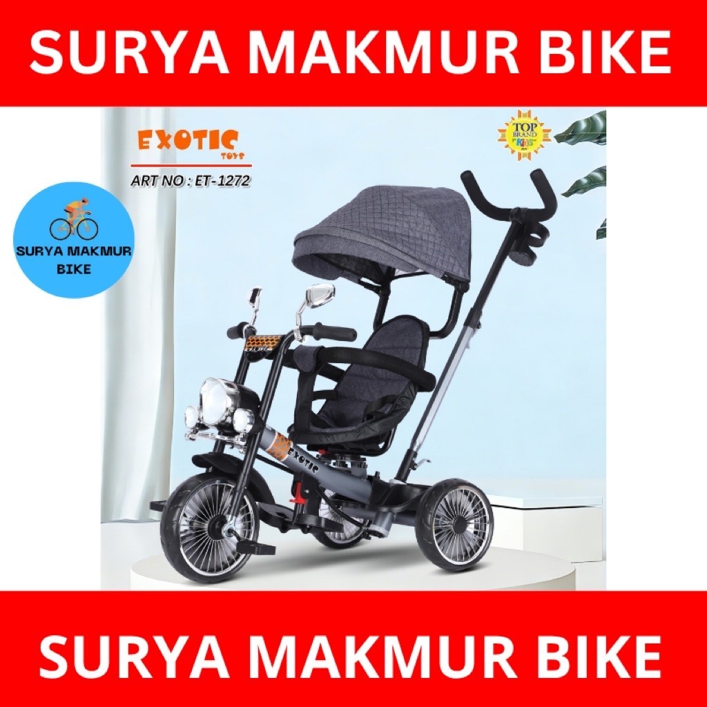 Sepeda Roda Tiga Anak Exotic ET-1262-ET-1272  By Pacific