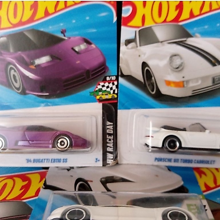 hotwheels bugati n porsche